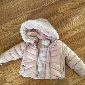 Michael Kors Blush Pink Faux Fur Jacket 2T